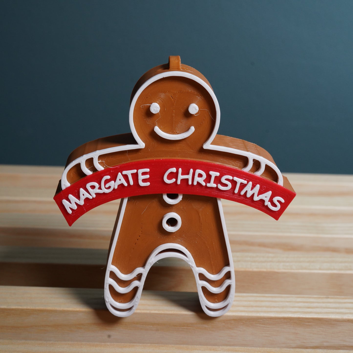 Margate Gingerbread Man Christmas Bauble