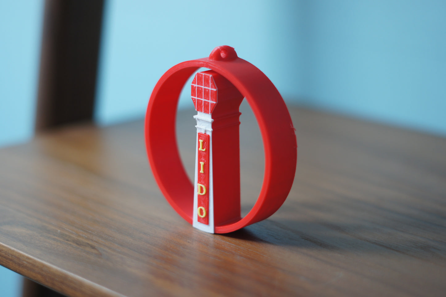 Margate Lido in the Round Christmas Bauble